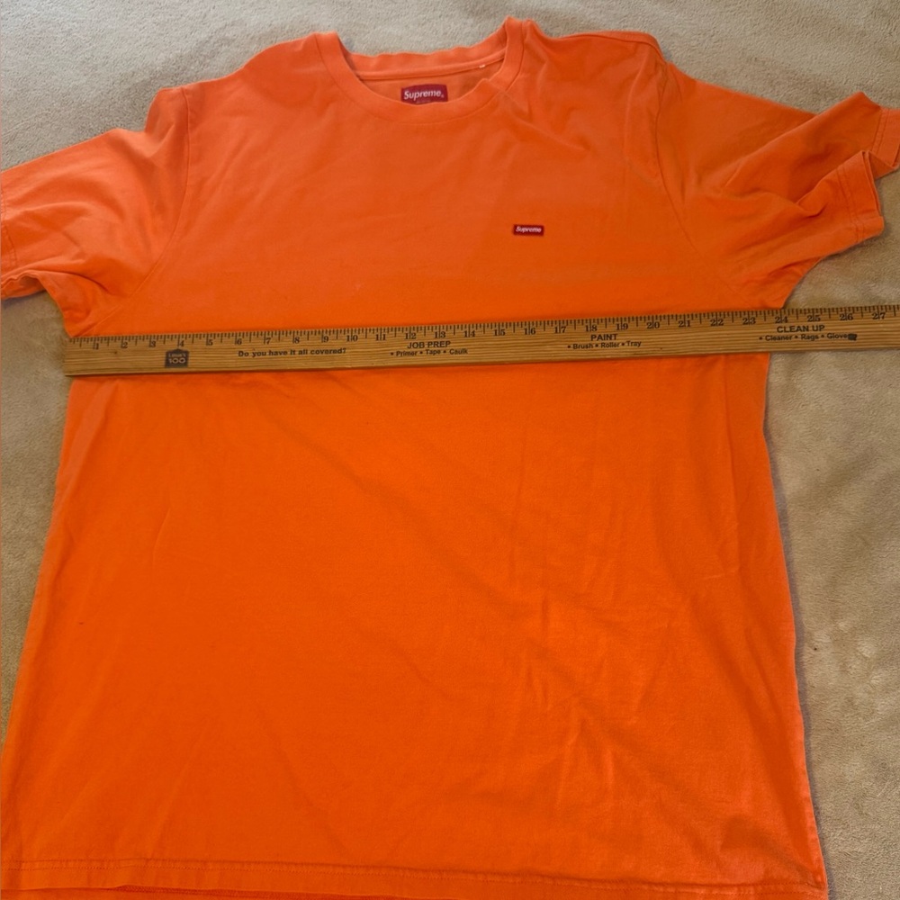 SUPREME MINI SMALL BOX LOGO TEE SHIRT ORANGE XL SHORT SLEEVE PULLOVER Y2K - Picture 5 of 8